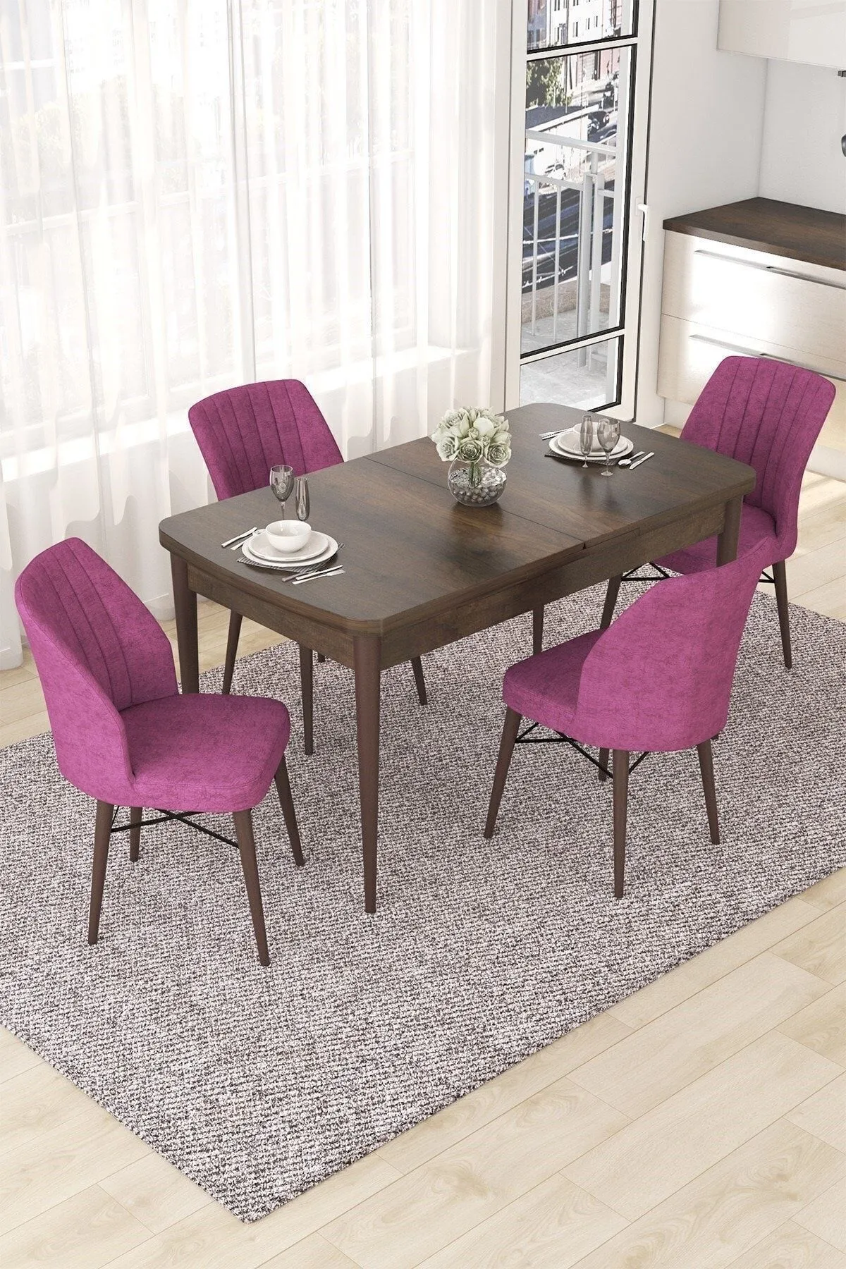 Dining Table Set with Chairs 04
