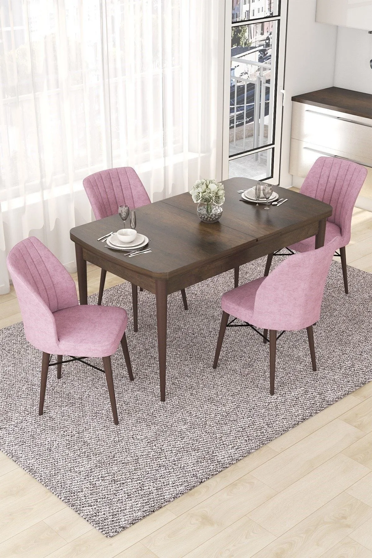 Dining Table Set with Chairs 07