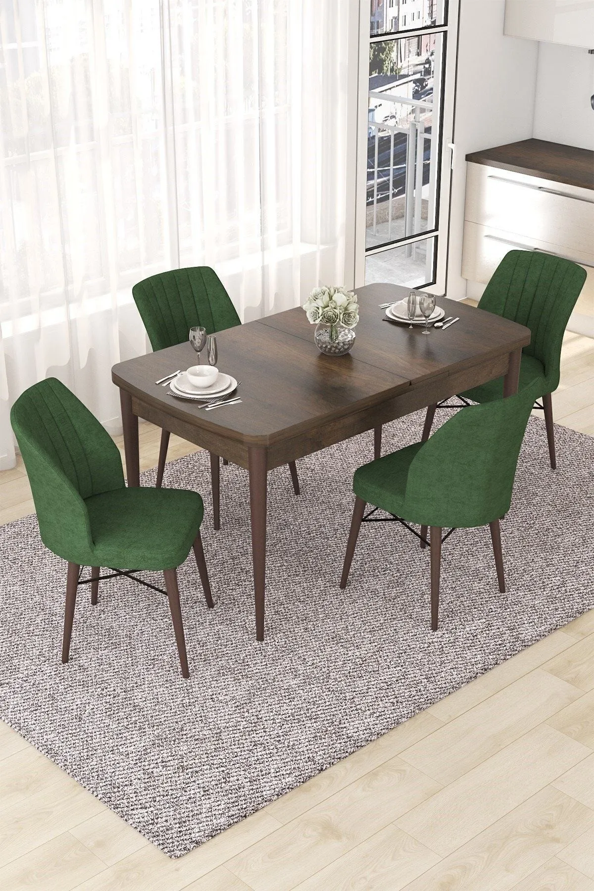 Dining Table Set with Chairs 08