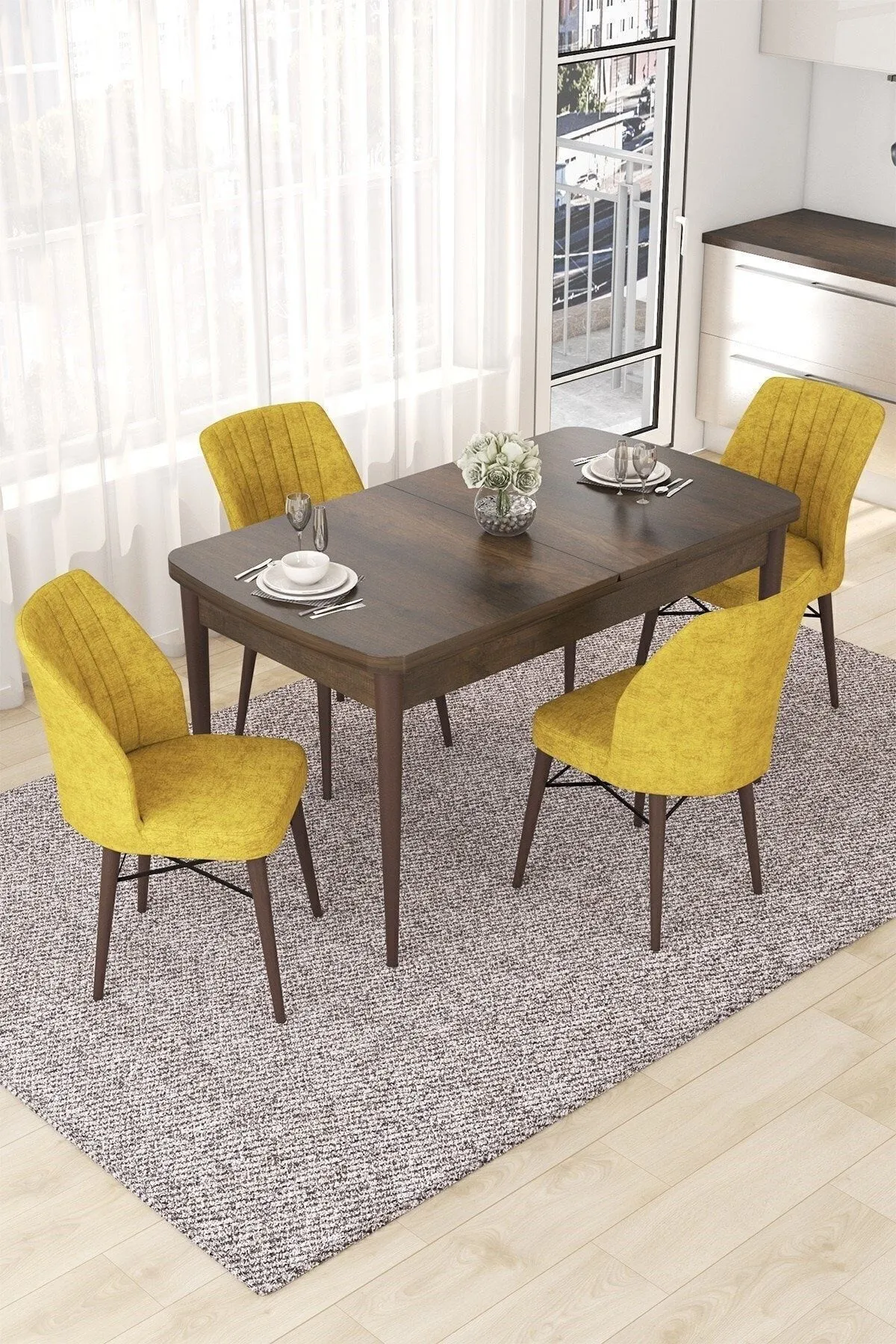 Dining Table Set with Chairs 06